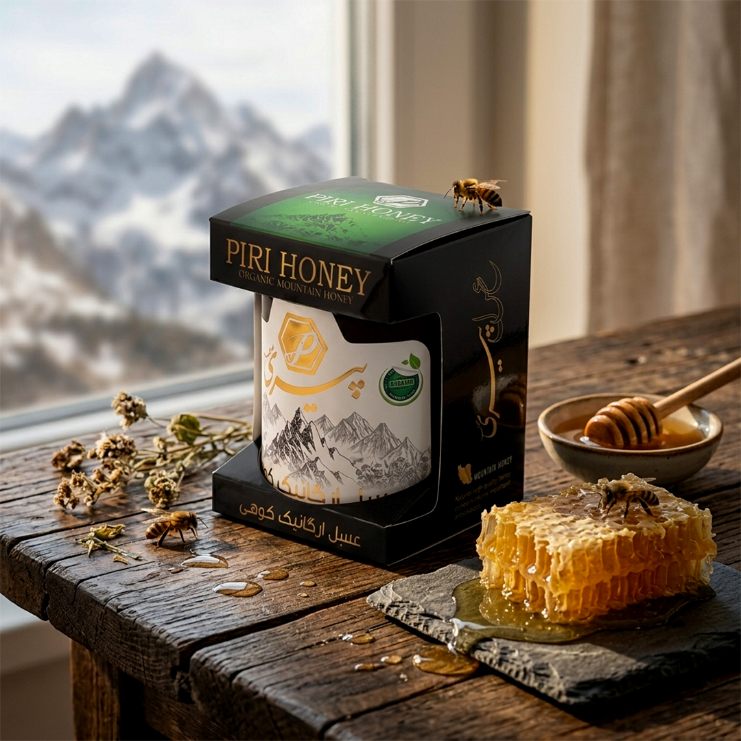 عسل کوهی ارگانیک ۵۰۰ گرم عسل پیری